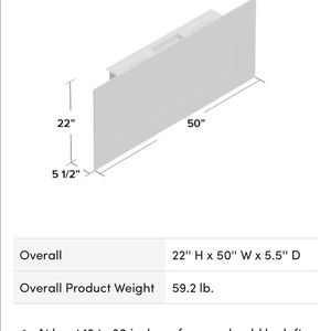 50 inch wall mounted fire place